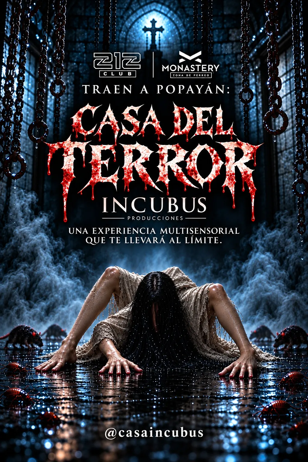Flyer - CASA DEL TERROR × Incubus